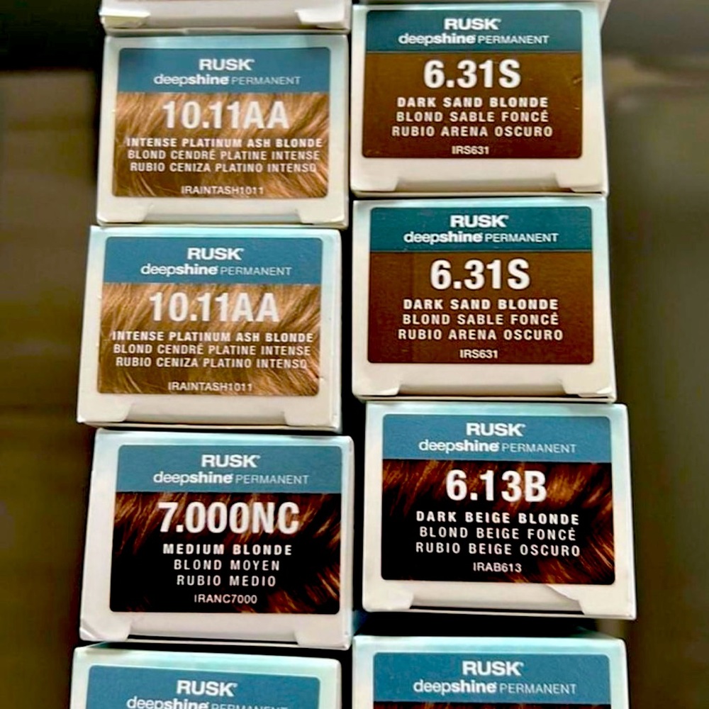 Permanent coloration tubes